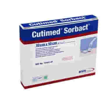 CUTIMED MEDICAZIONE ADSORBENTE DI CAPTAZIONE BATTERICA CUTIMED SORBACT 10X10CM 5 PEZZI