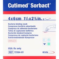 GARZA ASSORBENTE CUTIMED SORBACT 4X6CM 5 PEZZI