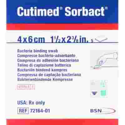 GARZA ASSORBENTE CUTIMED SORBACT 4X6CM 5 PEZZI