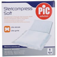 Garze compresse TNT Stericompress Soft 10x10cm, 6 pezzi