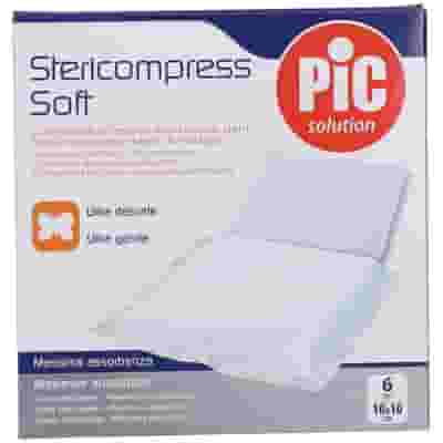 Garze compresse TNT Stericompress Soft 10x10cm, 6 pezzi