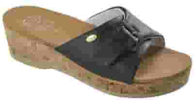 WAPPY LEATHER WOMENS MEMORY CUSHION NAVY BLUE 37