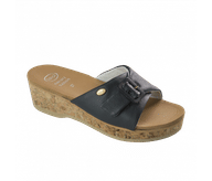 WAPPY LEATHER WOMENS MEMORY CUSHION NAVY BLUE 39