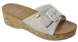 WAPPY LEATHER WOMENS WHITE MEMORY CUSHION BIANCO 37