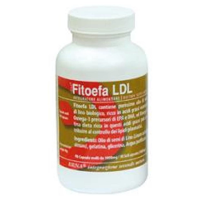 Fitoefa Ldl Olio Di Semi Di Lino Biologiorganic Flax Oil 90 Capsule