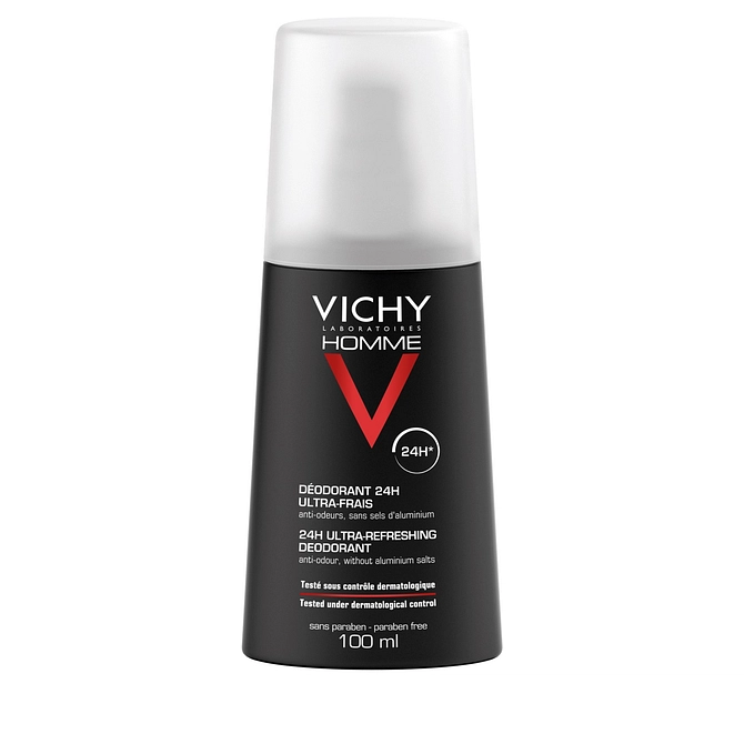 Vichy Homme Deodorante 24 H Ultra  Fresco Spray 100 Ml