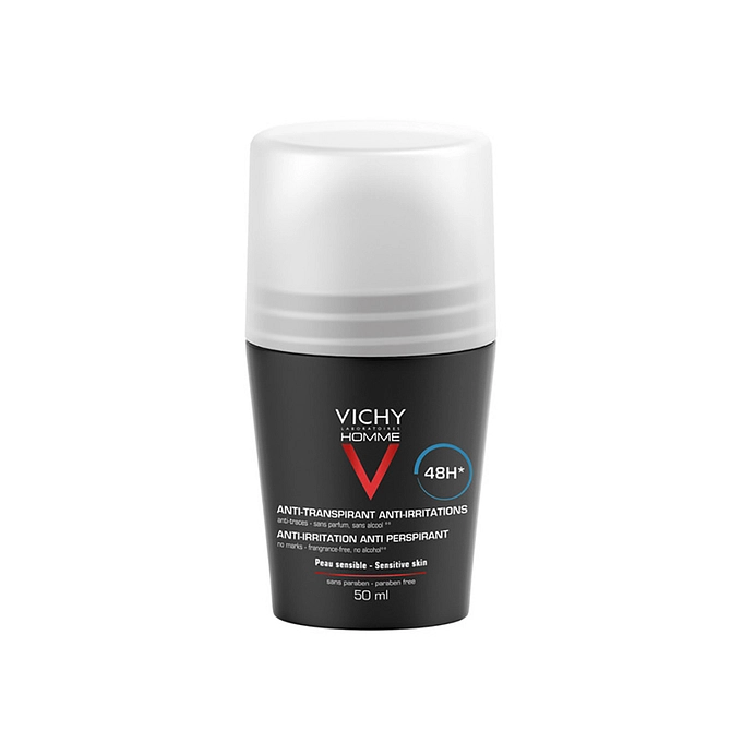 Vichy Homme Deodorante Roll  On Antitraspirante 50 Ml