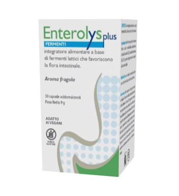 Integratore Enterolys PLUS fermenti lattici, 30 capsule