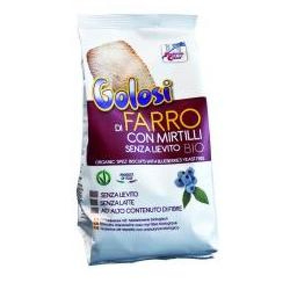 Biscotti di Farro e Mirtilli BIO FSC I Golosi, 250g senza lievito