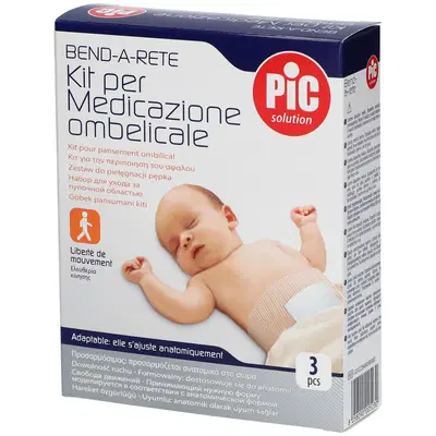 KIT MEDICAZIONE BENDA A RETE OMBELICALE KIT MEDICAZIONE BENDA A RETE OMBELICALE