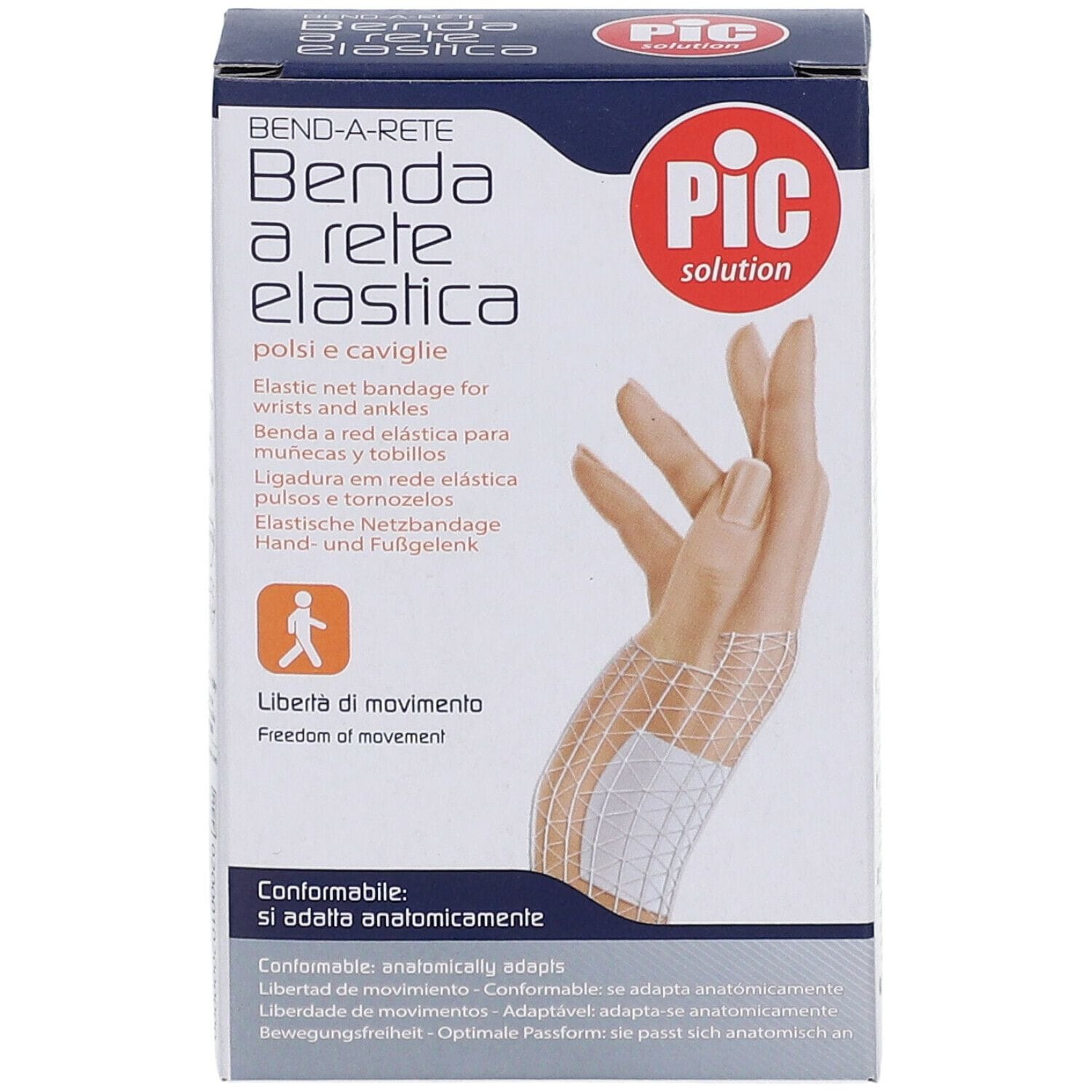 Benda Tubolare Elastica PIC per Polso e Caviglia Cal. 1