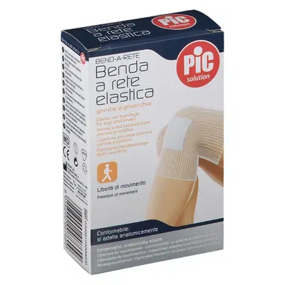 BENDA A RETE TUBOLARE ELASTICA PIC CALIBRO 4 GAMBA/GINOCCHIO BENDA A RETE TUBOLARE ELASTICA PIC CALIBRO 4 GAMBA/GINOCCHIO