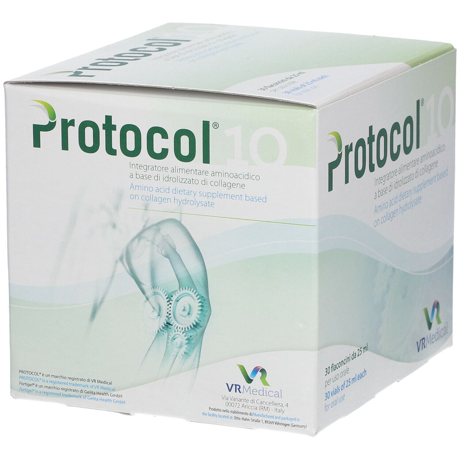 Integratore Protocol collagene antiage, 30 flaconcini 25ml