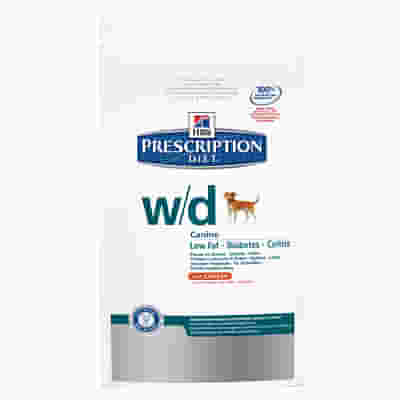 PRESCRIPTION DIET CANINE DIABETES CARE W/D 1,5 KG