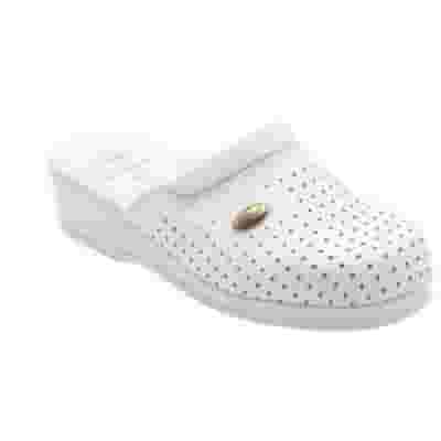 Scarpa Scholl Clog Backguard Unisex Bianca, taglia 37