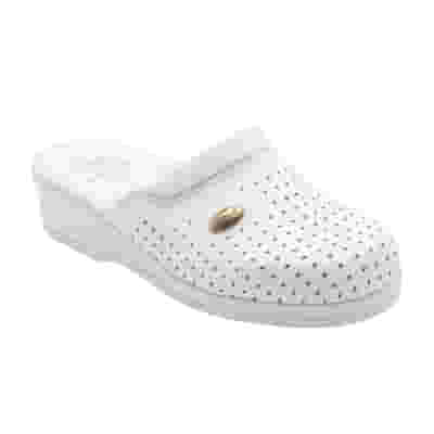 Scarpa Scholl Clog Backguard Unisex Bianca, taglia 39
