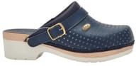 Zoccolo Scholl Supercomfort Unisex Navy Blue, taglia 37