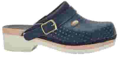 Zoccolo Scholl Supercomfort Unisex Navy Blue, taglia 37