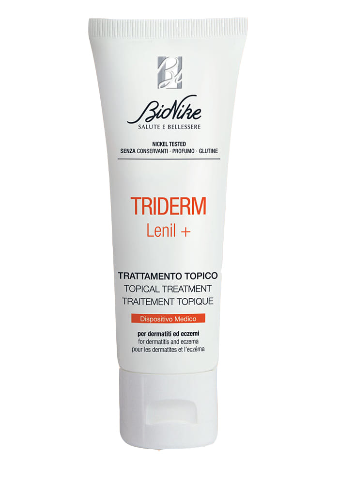 Crema lenitiva Triderm Lenil+ per dermatiti e eczemi, 50ml