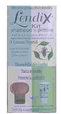 LENDIX KIT SHAMPOO 150ML + PETTINE PREMIUM ANTIPIDOCCHI