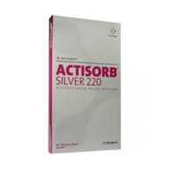 MEDICAZIONE IN CARBONE ATTIVO CON ARGENTO ACTISORB SILVER CM10,5X19CM 10 PEZZI