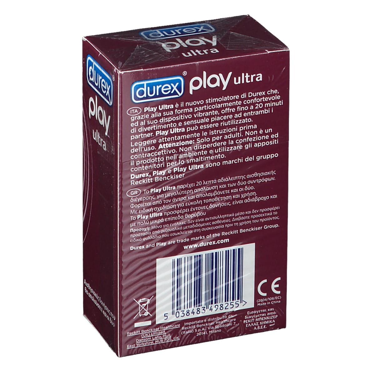 Anello vibrante Durex Play Ultra per la coppia