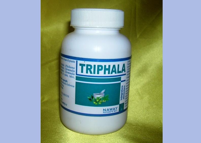 Integratore Triphala per il benessere intestinale, 100 compresse