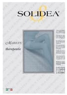 Calze autoreggenti Solidea Marilyn CCL1 punta aperta, nero taglia L