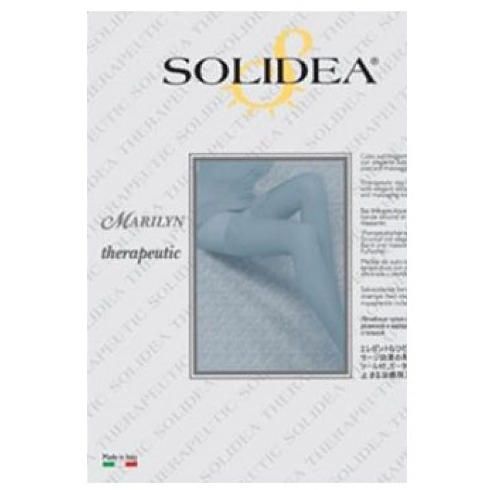 Calze autoreggenti Solidea Marilyn CCL1 punta aperta, compressione graduata