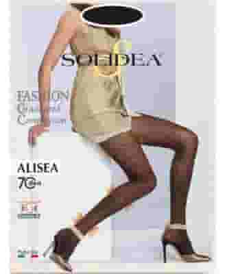 Collant Solidea Alisea 70 den fantasia moka, compressione graduata