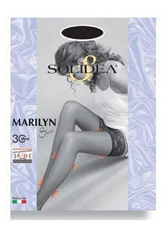 MARILYN 70 SHEER CALZA AUTOREGGENTE MOKA 1 S
