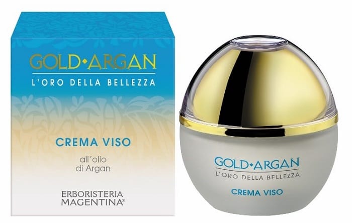 Crema viso Argan Gold idratante e anti-rughe, 50ml