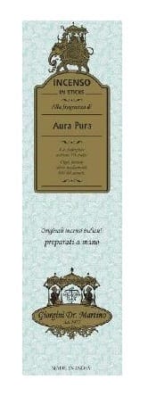 Incensi indiani Aura Pura in stick, fragranza naturale