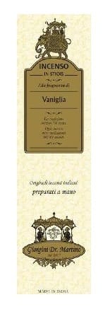 Incenso indiano alla vaniglia, stick naturali da 15g