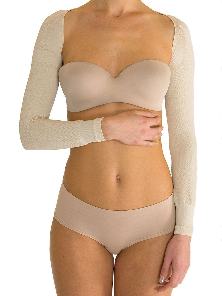 SILVER WAVE SLIMMING SLEEVES CHAMPAGNE L