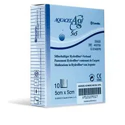 MEDICAZIONE SPECIALE ATTIVA AQUACEL AG MEDIC 5X5CM 10 PEZZI MEDICAZIONE SPECIALE ATTIVA AQUACEL AG MEDIC 5X5CM 10 PEZZI