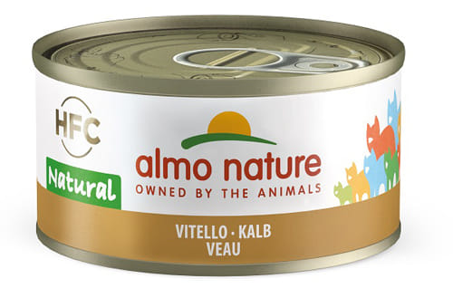 Alimento umido Almo Nature Cat al Vitello 70g, monoproteico