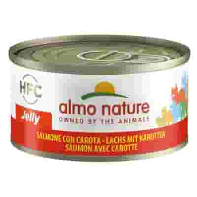 Alimento umido Almo Nature Salmone e Carota per gatti 70g