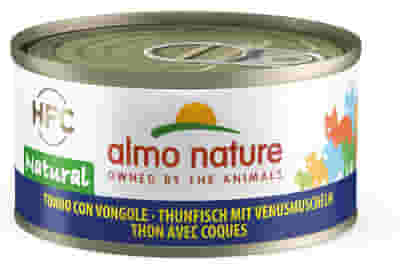 Alimento umido Almo Nature gatto tonno e vongole 70g
