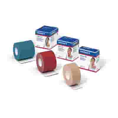 Benda Leukotape K per Taping Fisioterapico 7,5cm x 5m Rossa
