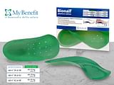 PLANTARE ATTIVO PREFORMATO BIONAIF VERDE MISURA GRANDE 2 PEZZI