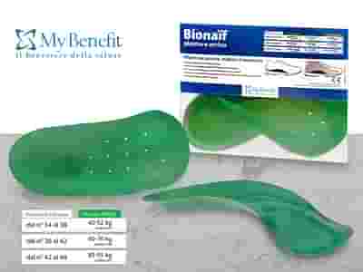 PLANTARE ATTIVO PREFORMATO BIONAIF VERDE MISURA GRANDE 2 PEZZI