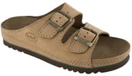 Sandalo Scholl Air Bag Nubuck Bioprint Cuoio, taglia 41