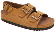 Sandalo Scholl Air Bag Back Strap Nubuck Cuoio, taglia 42