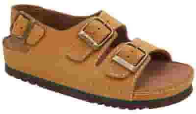 Sandalo Scholl Air Bag Back Strap Nubuck Cuoio, taglia 44
