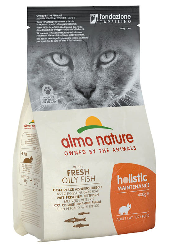 Crocchette Holistic Cat Pesce Azzurro e Riso, 2kg