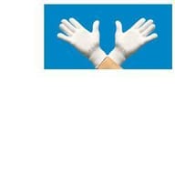 GUANTO CHIRURGICO IN COTONE BIANCO MISURA 7,5 1PAIO