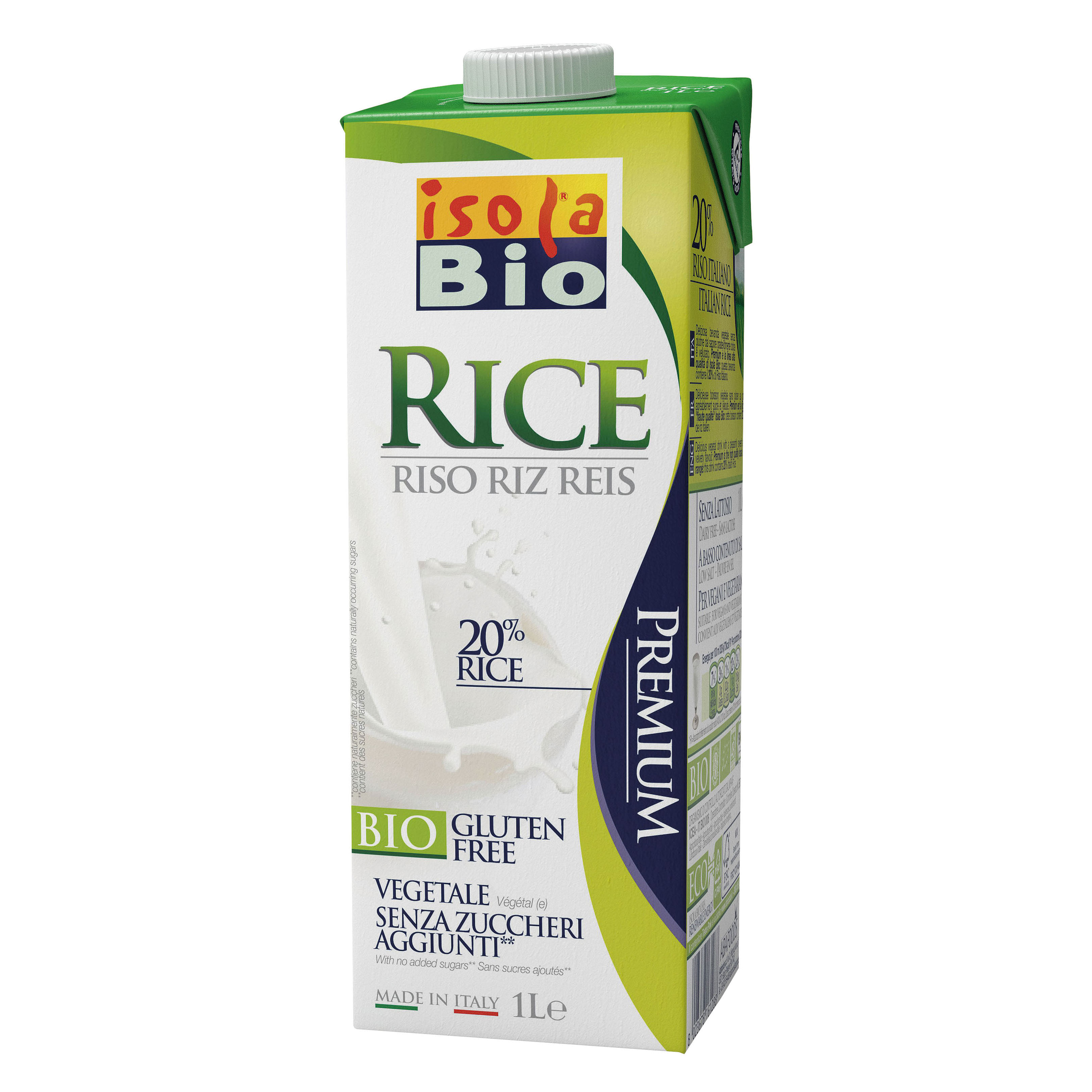 Isola Bio Drink Rice Natural 1 Litro