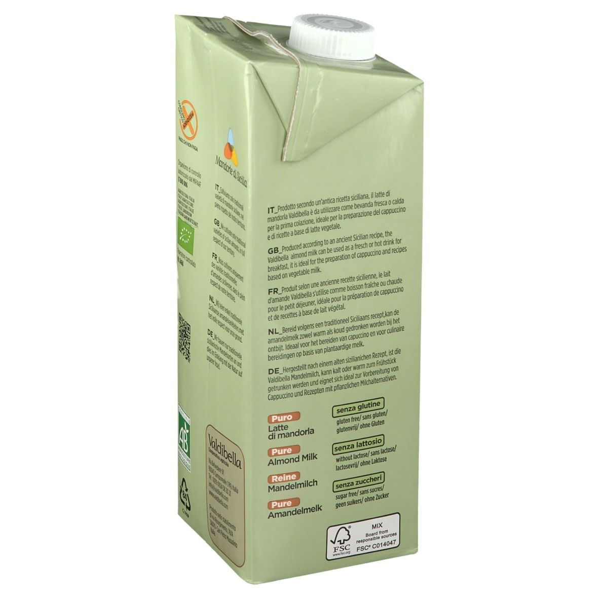 BEVANDA DI MANDORLA 1 LITRO