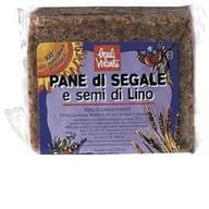 Pane integrale di segale e lino, 500g